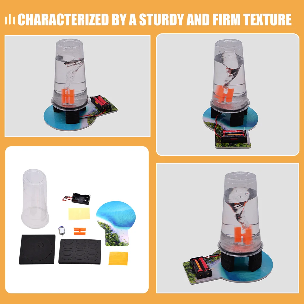 Electric Tornado Toys Kit Physics Making Preparedness Tornado-Maker Plaything Plastic Simulator Primary School Weather