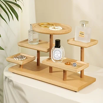 Wooden Jewelry Display Rack 1