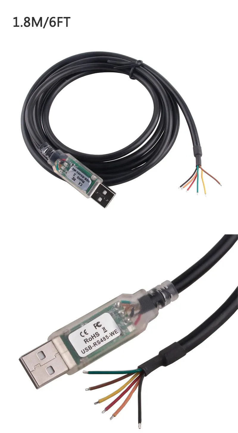 Ftdi usb zu rs485 serielle konverter adapter kommunikation modbus kabel USB-RS485-WE-1800 – Detail 7