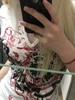 Summer American Sle Spicy Girl New Print ort Sve T-irt Women's Student Design Sensation  Sweet Cool Slimming Top