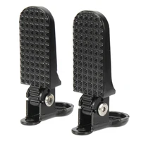 Pédale arrière coordonnante pour vélo électrique, conception pliable, matériau en alliage d'aluminium, motif large, application 1