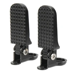 Electric Bike Foldable Rear Pedal - Durable Aluminum Alloy with Anti - Slip Design (A)
