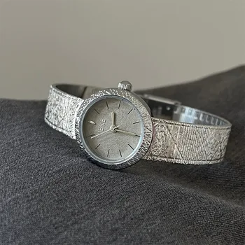 Women Watch for Girls Quartz Reloj Mujer Sliver Gold Grey White Orologio Ladies Stainless Steel Band Wristwatch New Style Clock