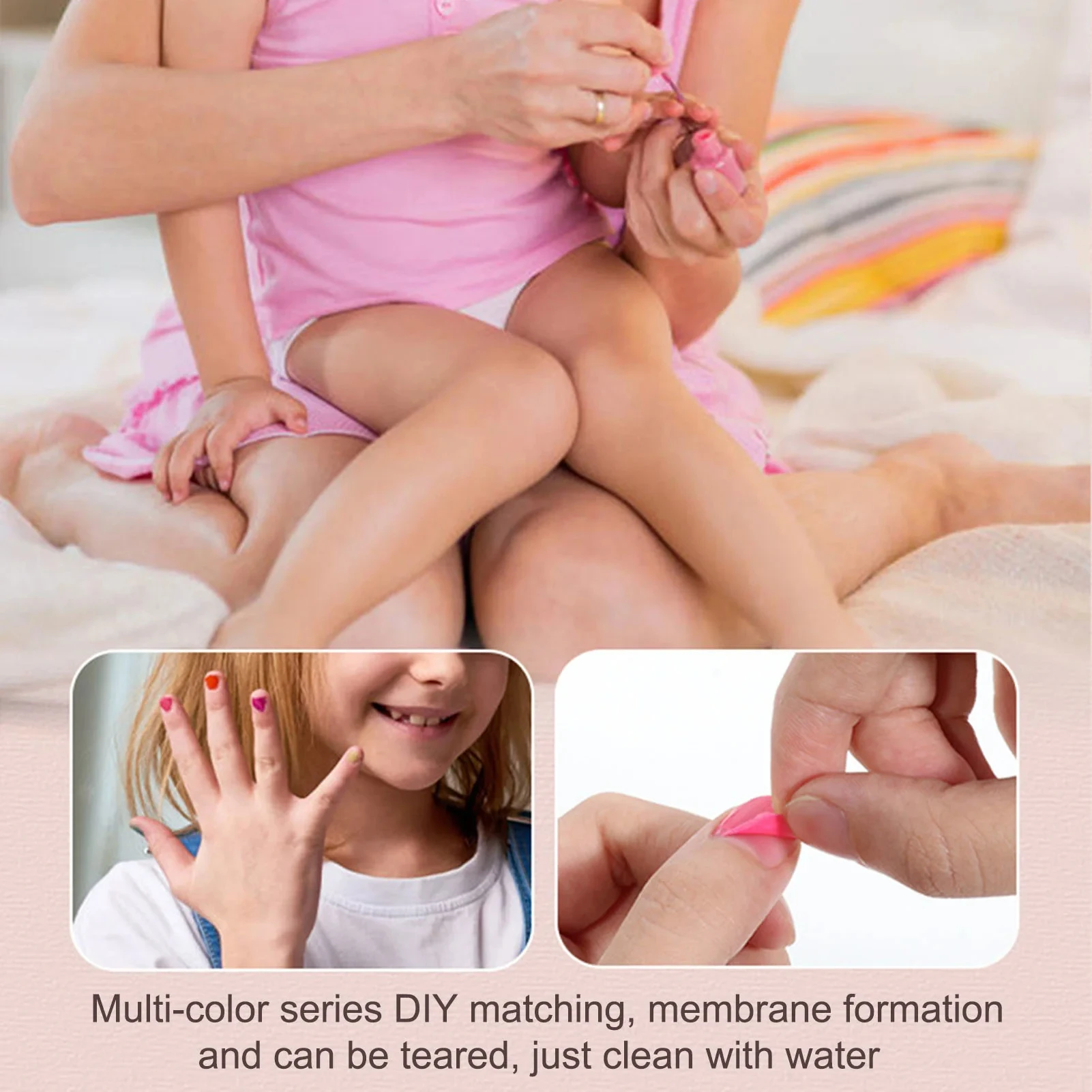 Children Makeup Kit Toy Secure Non-Toxic Washable Makeup Set Little Girls Pretend Play Princess Makeup Toys Kit Birthday Gifts 3