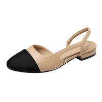 2024 All-match Flats Women‘s Sandals Non-Slip Soft Leisure Shoes Mixed Colors Comfort Low Heel Femme Thick Bottom Designer Shoes 1