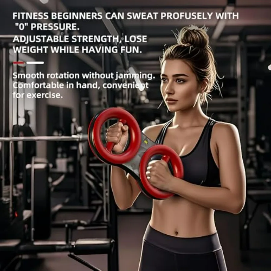 Rotator Machine Forearm Exerciser strengthener Strength Training Unisex Digital Display Adjustable Resistance Non Slip Rubber Co