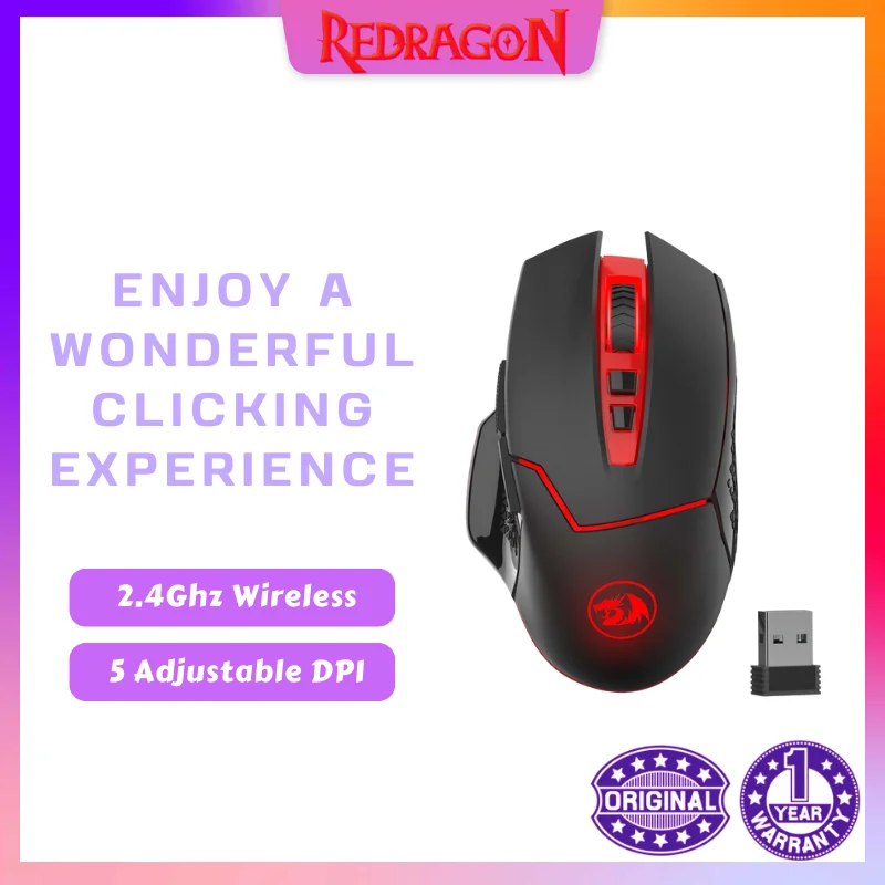 Upgrade Your Gaming with Redragon M811 PRO Wireless MMO Gaming