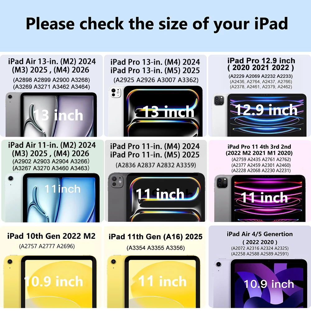 Ultra-Slim Magnetic Trifold Stand Case