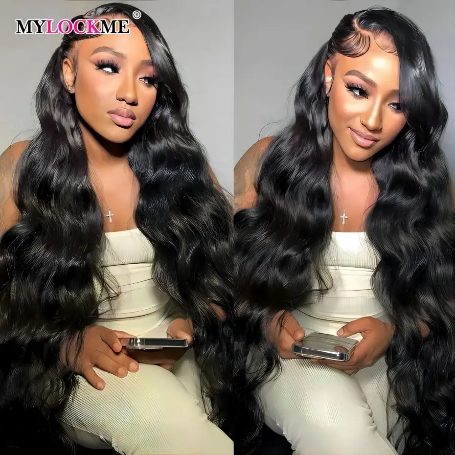 

30inch Body Wave 13x4 Lace Front Wig Human Hair Brazilian 13x6 HD Transparent Lace Frontal Wigs For Women 4x4 Lace Closure Wig