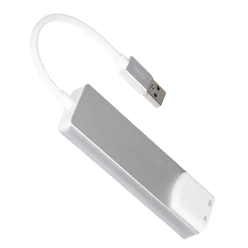 다기능 오디오 변환기 다기능 오디오 어댑터 USB 광섬유 사운드 카드