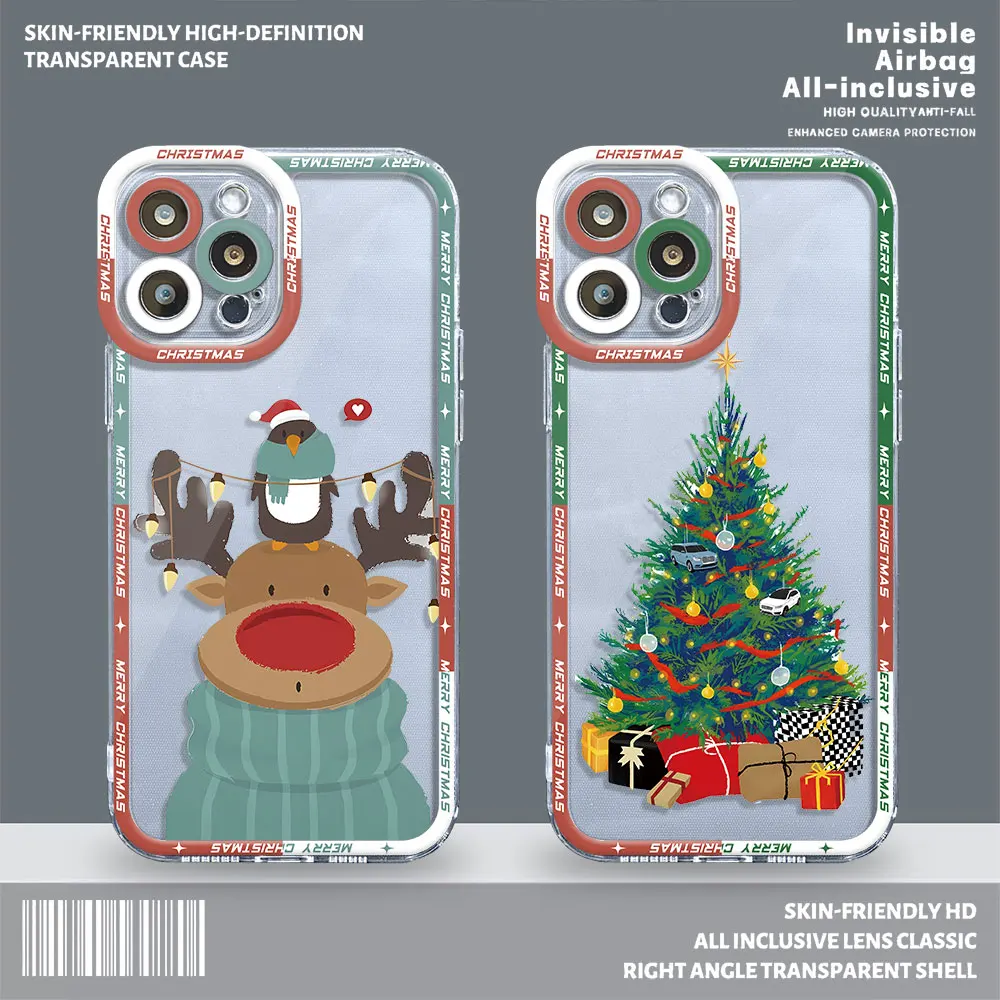 Custodia Per Samsung Galaxy Note 20 Ultra 10 Plus S21 S20Fe S10 S23 S24Ultra S22 Plus Cover Christmas Day Elements Graphic