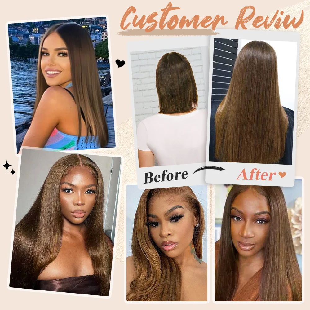 Straight Seamless Clip In Real Human Hair Hair Extensions 6Pcs 120g Seamless Invisible Brazilian Clip In For Woman