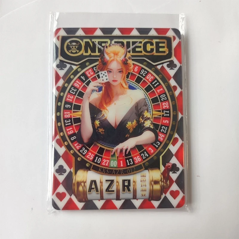 Anime One Piece Luffy Yamato Sabo Zoro Nami Robin Hancock Brook Sanji Hancock Collectible Cards Christmas Birthday Gifts Toys