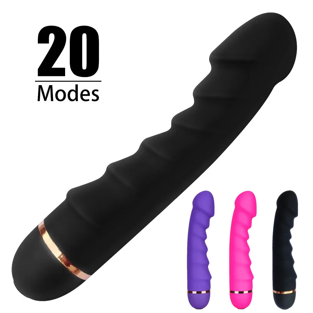 Realistic Rabbit Vibrator Silicone G-spot Clitoral Stimulator_voghion.com