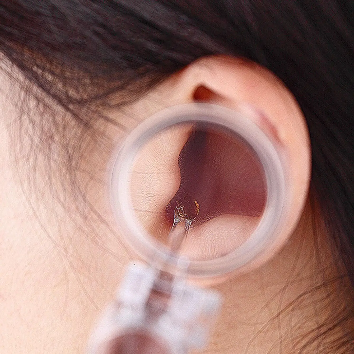 4pcsluminousearscoopstainlesssteelearscoopwithlampearscoop