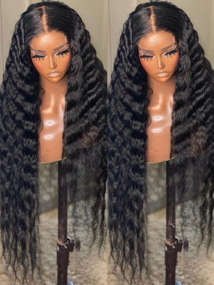 Loose Deep Wave Human Hair Lace Frontal Wigs 200 Density for Women Brazilian Glueless Human Hair 13x4 Lace Front Wig Pre Plucked