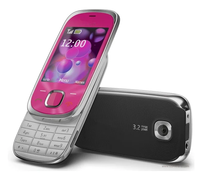 

Original 7230 Mobile Cell Phone Unlocked English Russian Hebrew Arabic Keyboard 2G 3G GSM. Two Colors Option Made in Finland