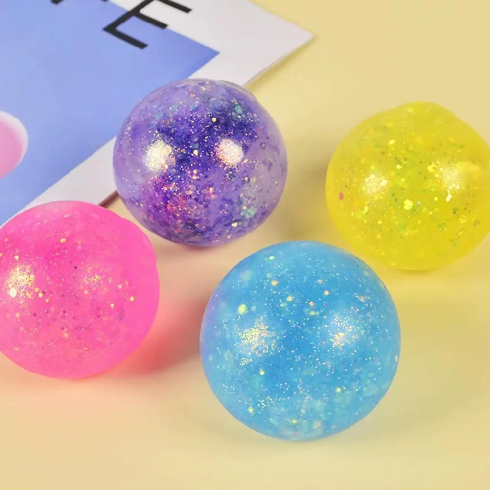 Glitter sensorisch fidget speelgoed rekbaar stressvermindering_voghion.com