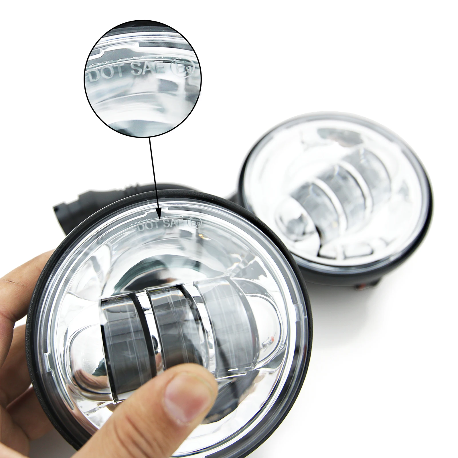 XMT-MOTO 4.5" Auxiliary Fog Passing Light Housing Bracket - View #10