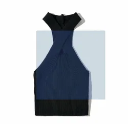 2022 nova mulher cabresto topos feminino de malha fora do ombro colheita topos sexy camis y2k topos para as mulheres 2022 verão cortado feminino