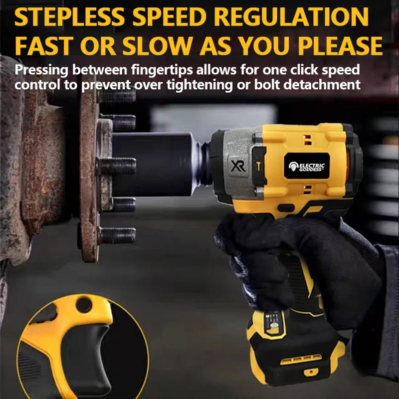 Electric Goddess Brushless Impact Electric Driver Electric Screwdriver Driver High Torque tools 전동드라이버 공구 for dewalt 20V battery 5