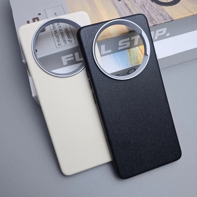 Luxury PU Silicone Shockproof Phone Back Cover - Fashionable and Protective Case
