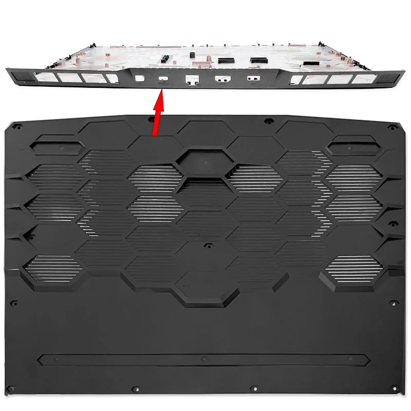 Laptop Tampa Superior para Msi Ge76 Ms17k2 17k3 17k4 Tela Quadro de Volta Moldura Superior Inferior Palma Resto Inferior Case Dobradiça Shell - Imagem 5