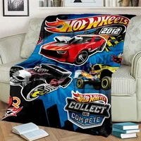 3D Print H-Hot Wheels Lightweight  Flannel Throw Blanket,Multi-purpose Holiday Gift Blanket Warm And Soft Blankets All Seasons 1