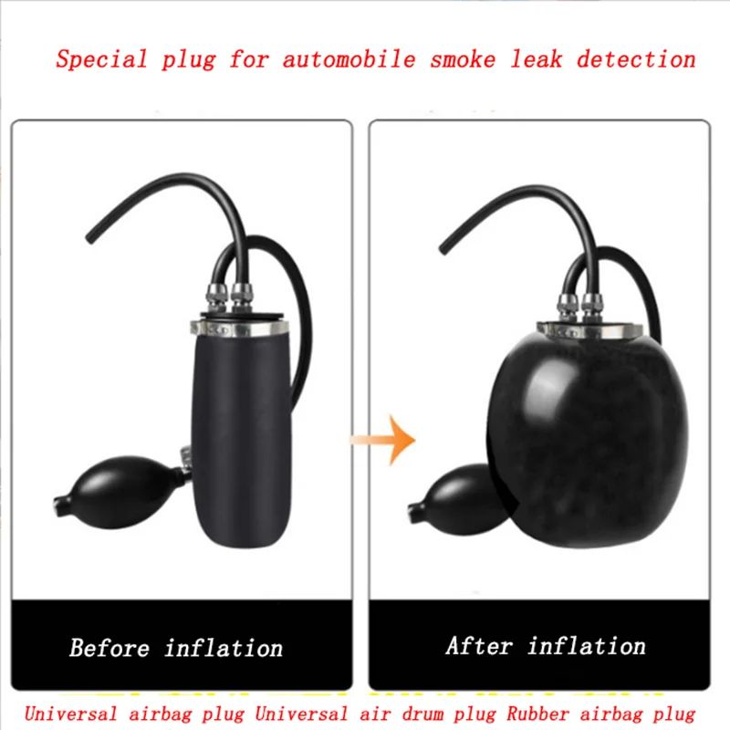 

Car Smoke Leak Detector Universal Airbag Plug Gas Drum Plug Rubber Airbag Plug Head Smoke Leak Detector