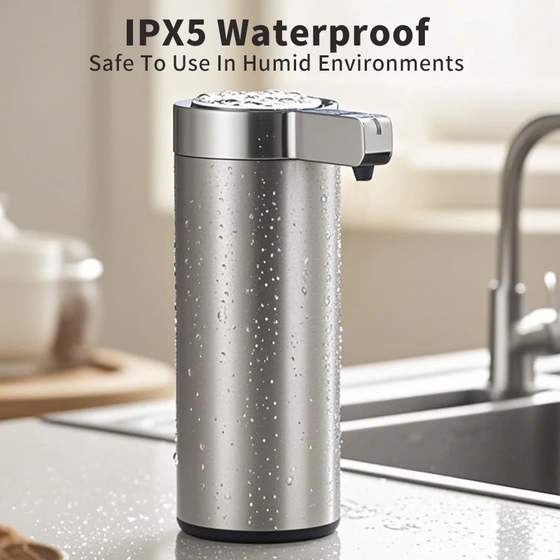 Kitchen Soap Machine Automatic Sensor Hand Sanitizer Smart Electric Body Wash Soap Dispenser 304 Stainless Steel soap dispenser hand sanitizer dispenser