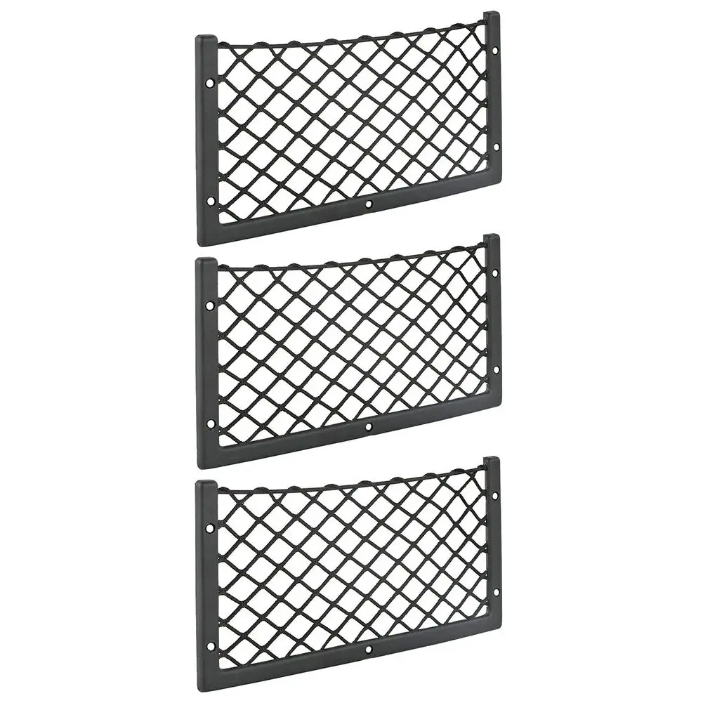 1/2/3Pcs/Lot 자동차 네트 도어 패널 버스 시트 백 마운트 오거나이저 메쉬 폰 홀더 보관 가방 지갑 열쇠용 36*18cm 포켓