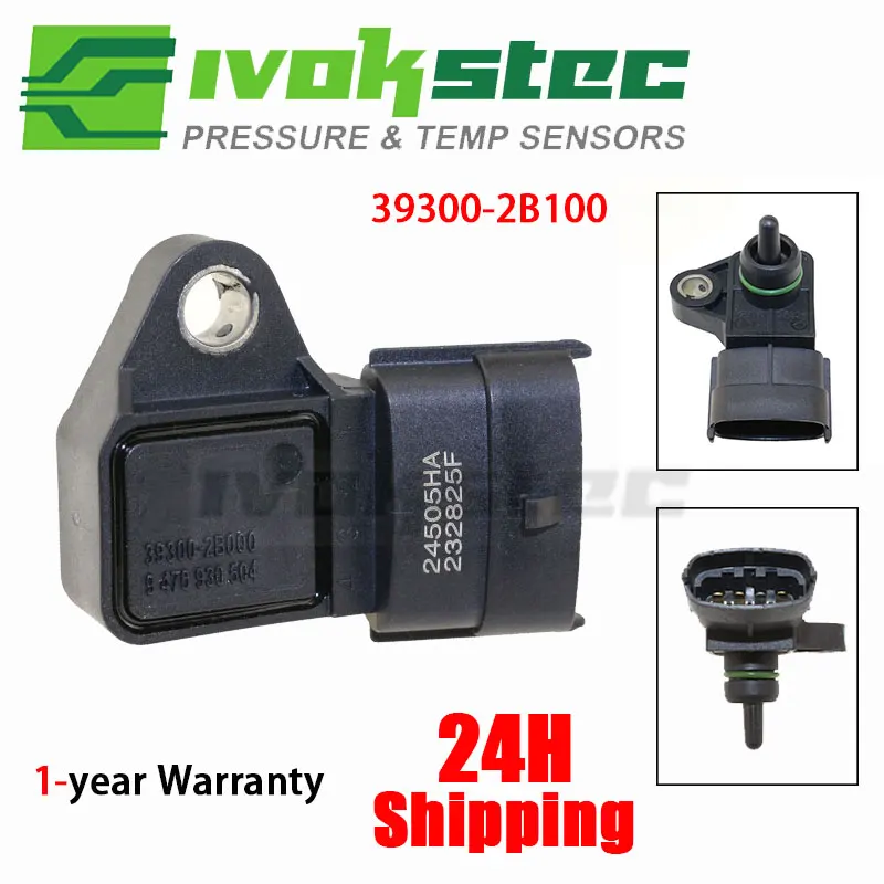 READY STOCK] 39300-22600 Map Sensor Manifold Absolute Sensor Fits Hyundai Accent Excel 2000 2011 Accent Elantra Tiburon For Kia Soul I.769719019