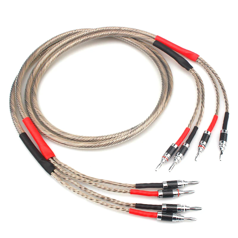 

Кабель для динамика Nordost Odin из углеродного волокна с банановым штекером, посеребренный Hi-Fi аудиокабель
