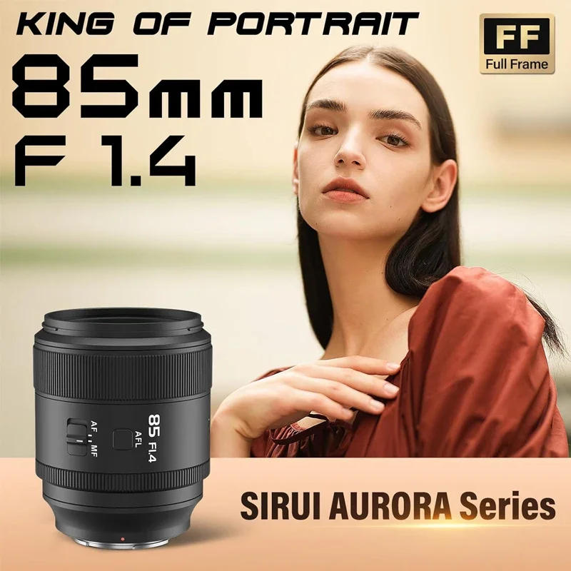 SIRUI 85mm F1.4 AFL 単焦点レンズ【美品】 SIRUI カメラレンズ オートフォーカスポートレートレンズ F1.4