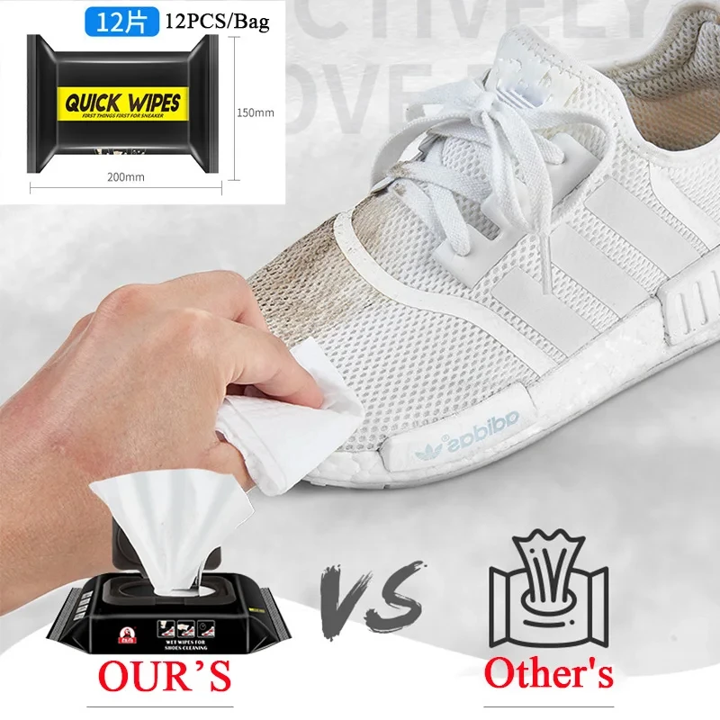 Sneaker Cleaning Wipes 12Pcs/Bag