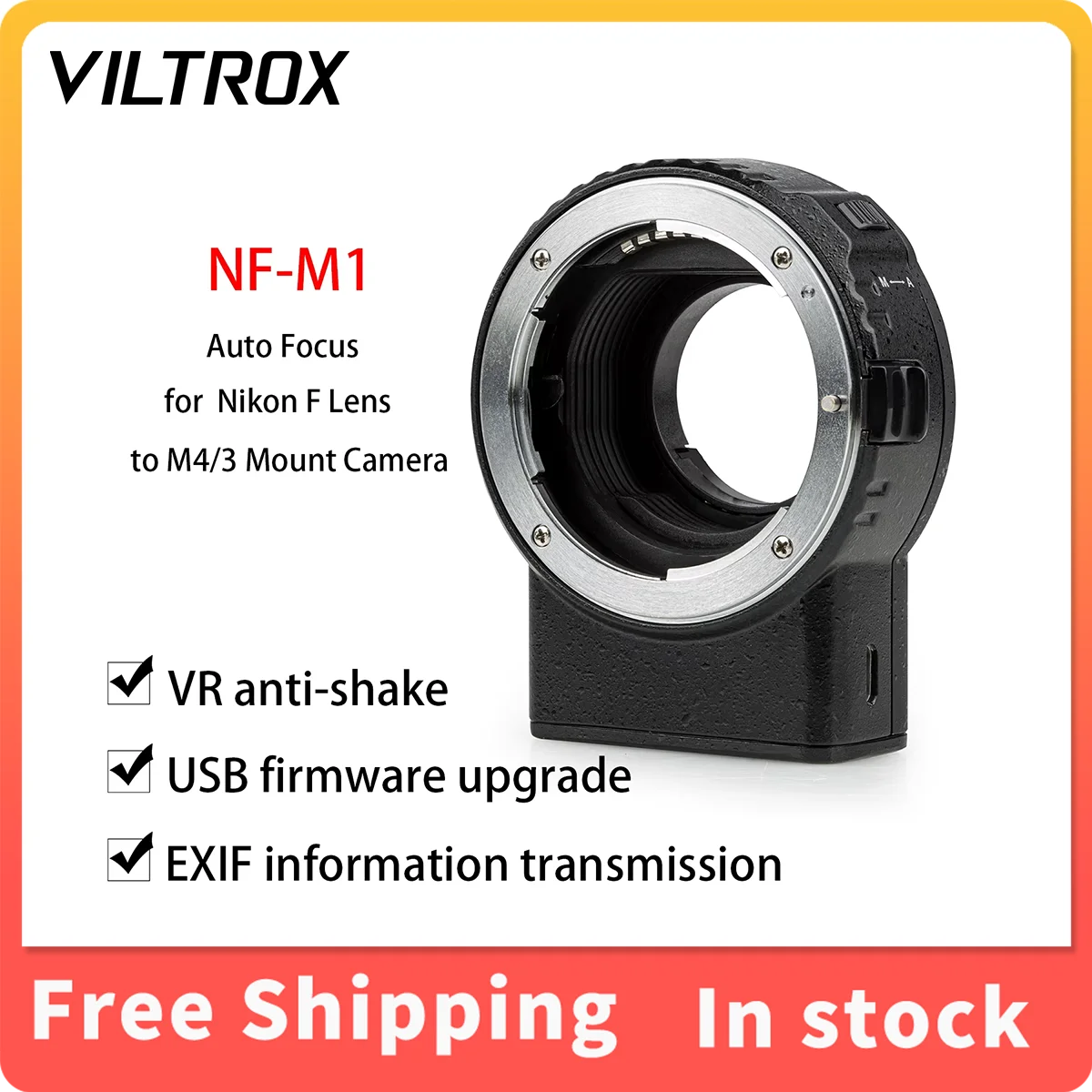 VILTROX NF-M1 Adattatore Lente Messa A Fuoco Automatica Per