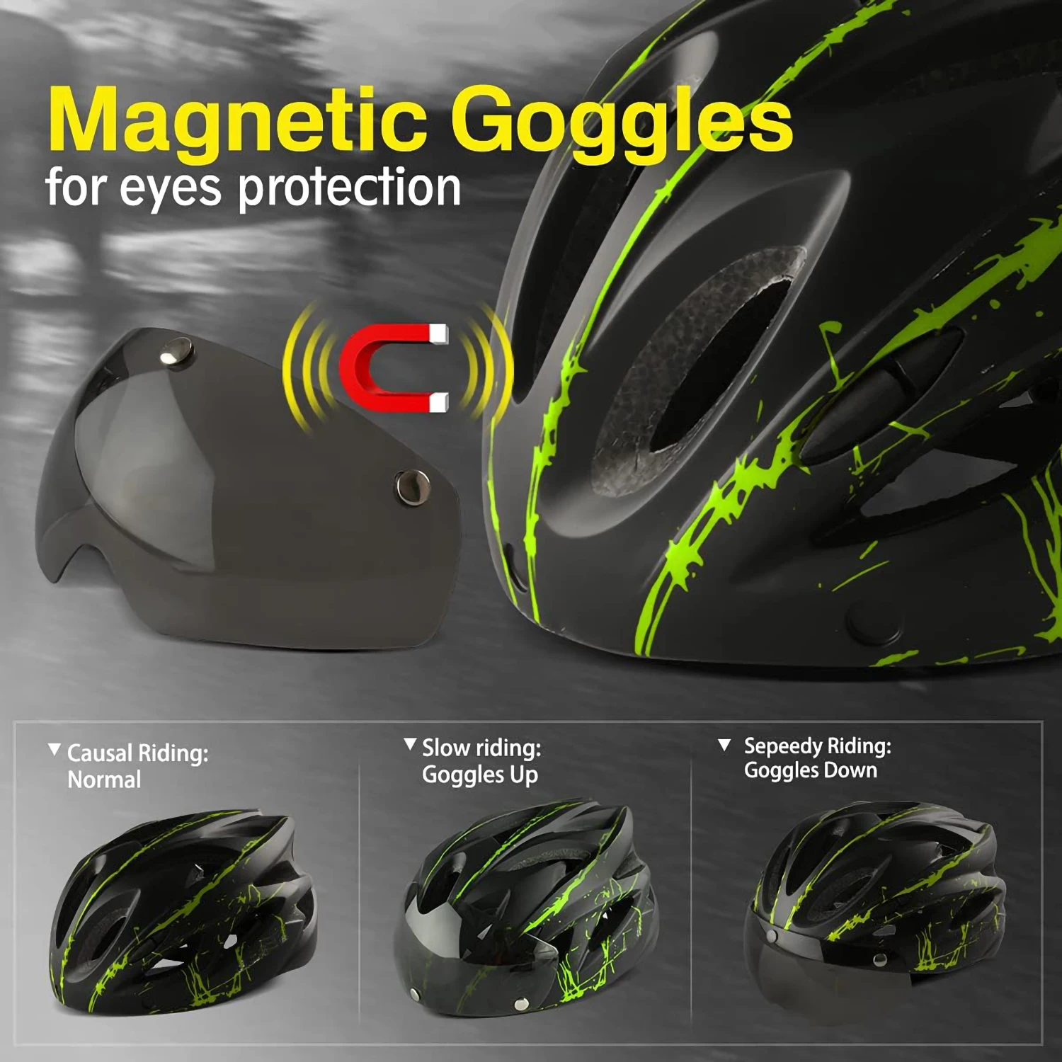 Lightweight 4-in-1 Cycling Helmet 3