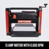 Planer 15 Amp for Benchtops Two Knife Solid Steel Cutter Head Suitable for Precision Wood Processing 4