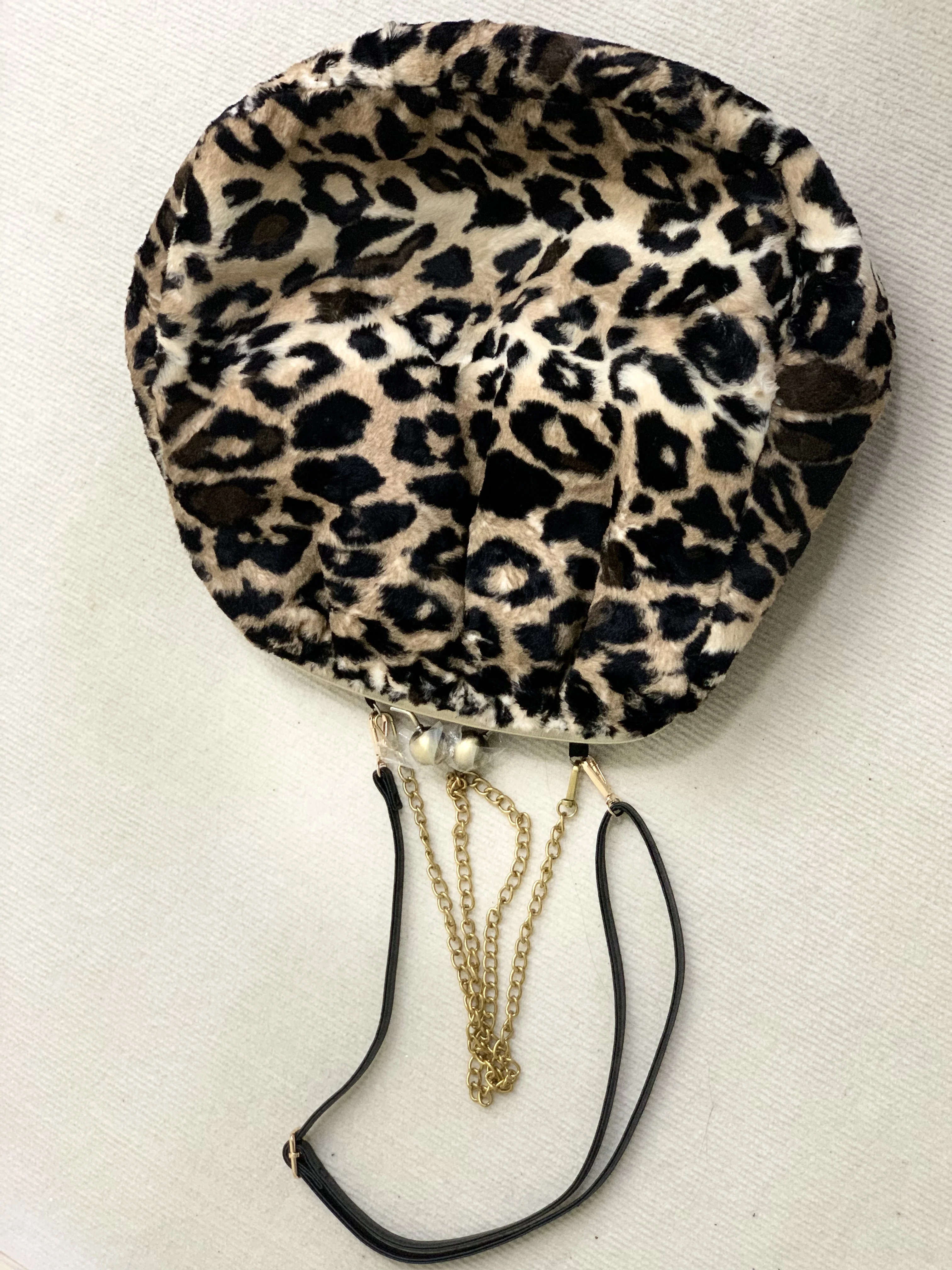 LOST IN VINTAGE Fur Leopard Print Animals Fabric Soft Smooth Owl