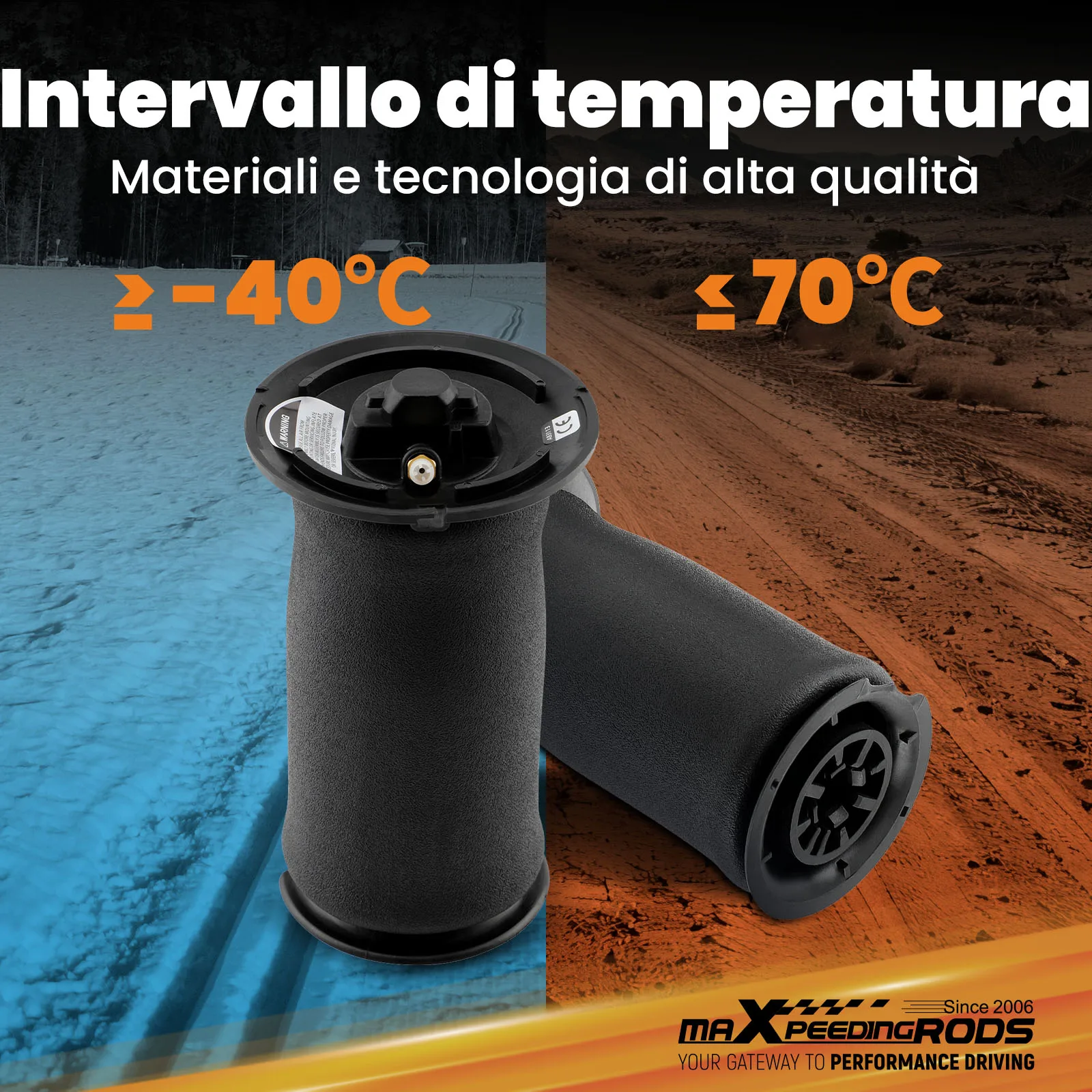 Molle Ad Aria Per Mercedes R-Class W251 - Posteriore Sinistro E Destro, Sospensione Pneumatica - Foto 4