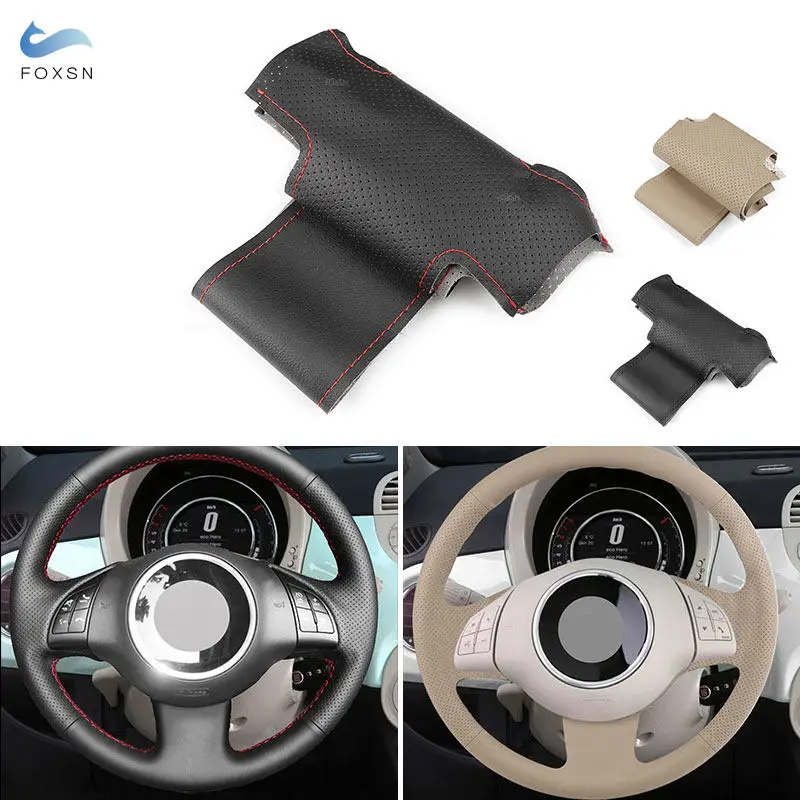 Ademende Antislip Beschermhoes Microfiber Lederen Auto Stuurhoes Voor