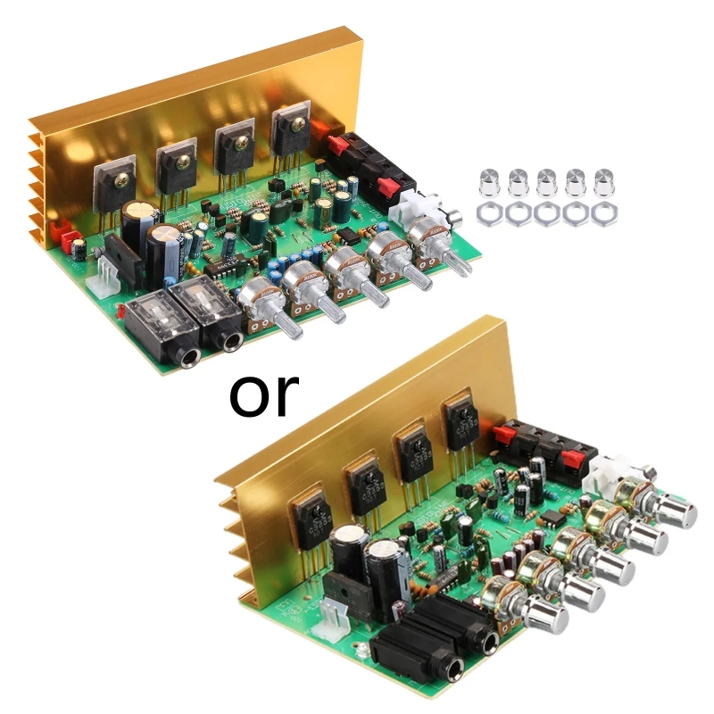 

53CC OK688 Reverberation Amplifier Board 2.0 Channel 100Wx2 High Power Amplifier Module Dual AC18-24V for Home Speaker