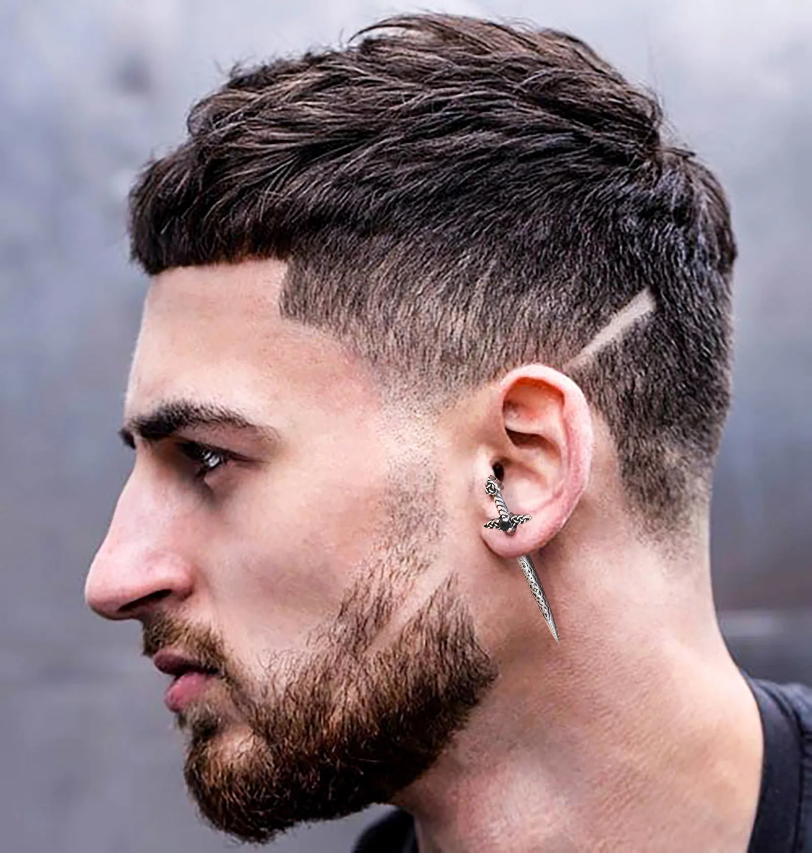 Mens tribal earrings discount