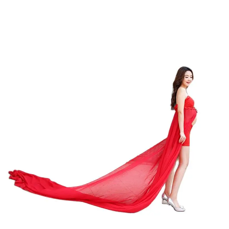 

Photography Portrait Personality Photo Shoulderless Maternity Women Dress