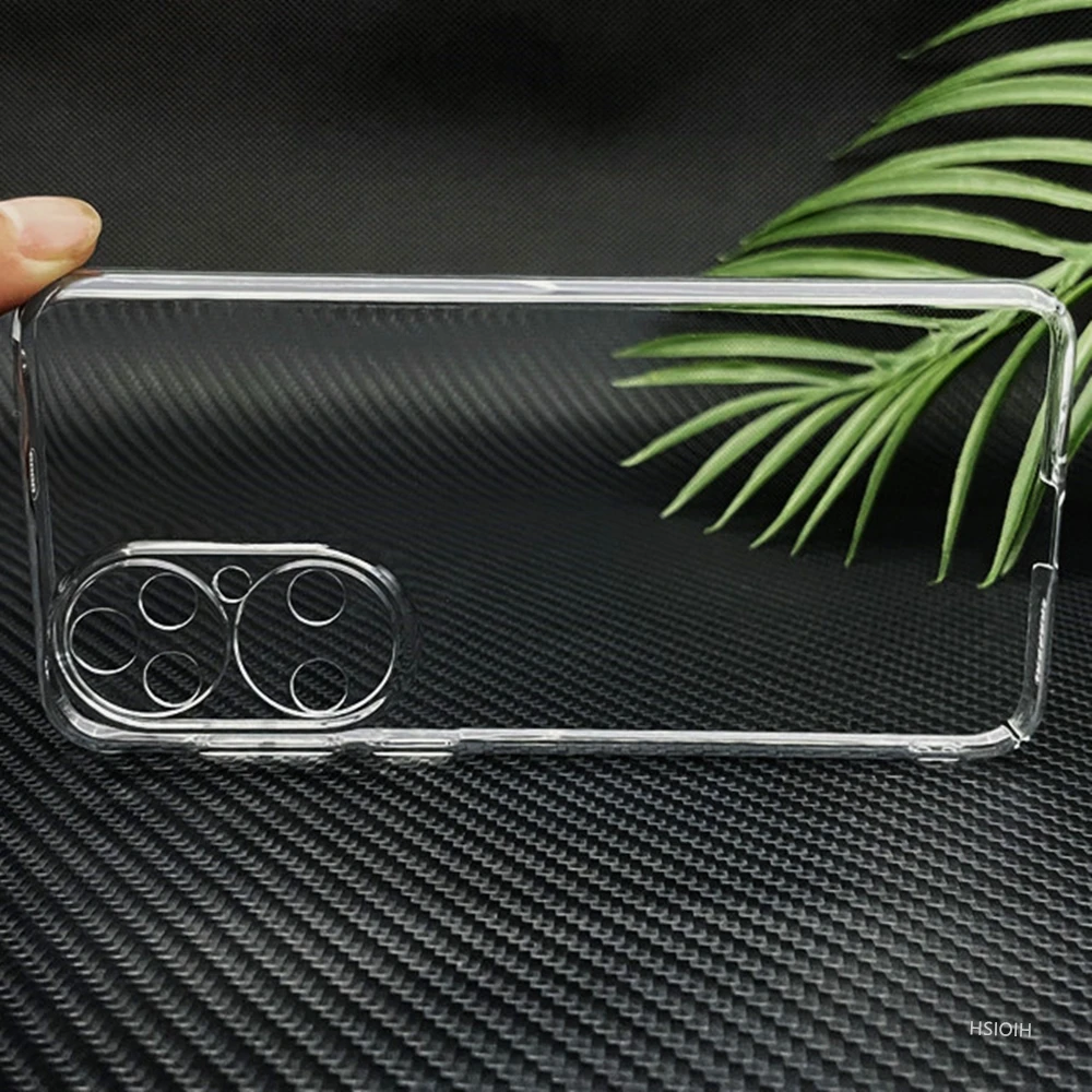 Durable Shockproof Clear Phone Case - Hard PC Plastic Cover