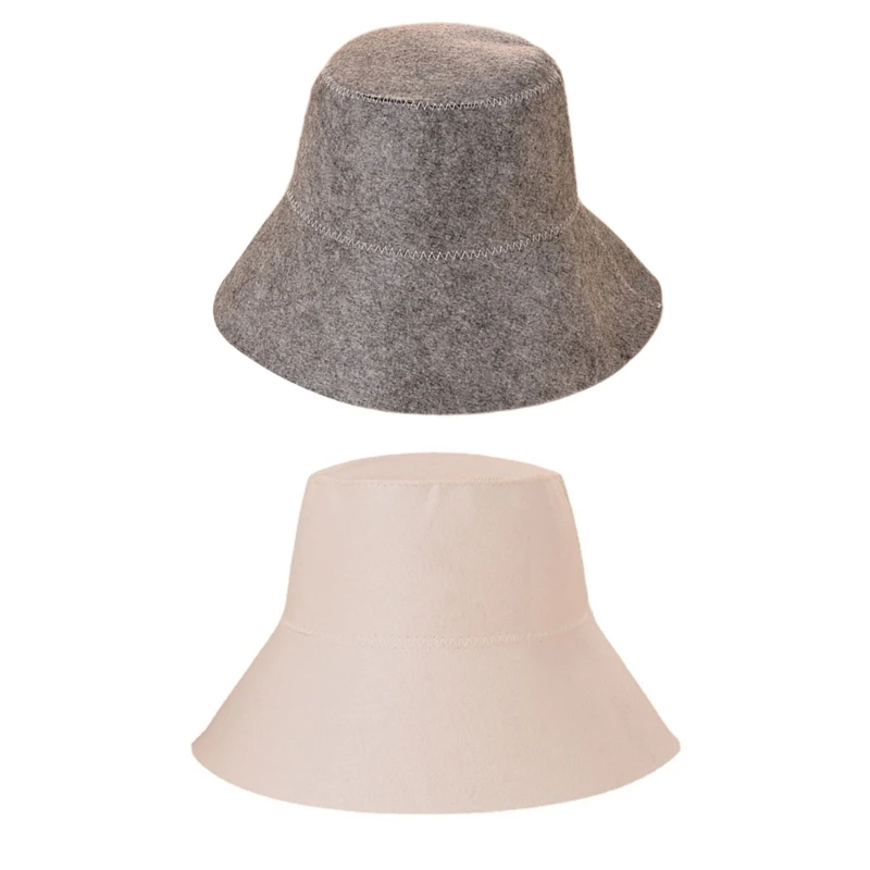 

Felt Hats Felt Shower Fine Craftsmanship Absorbent Caps for Men and Women Stay Dry and Stylish Sauna Hat for Bathing