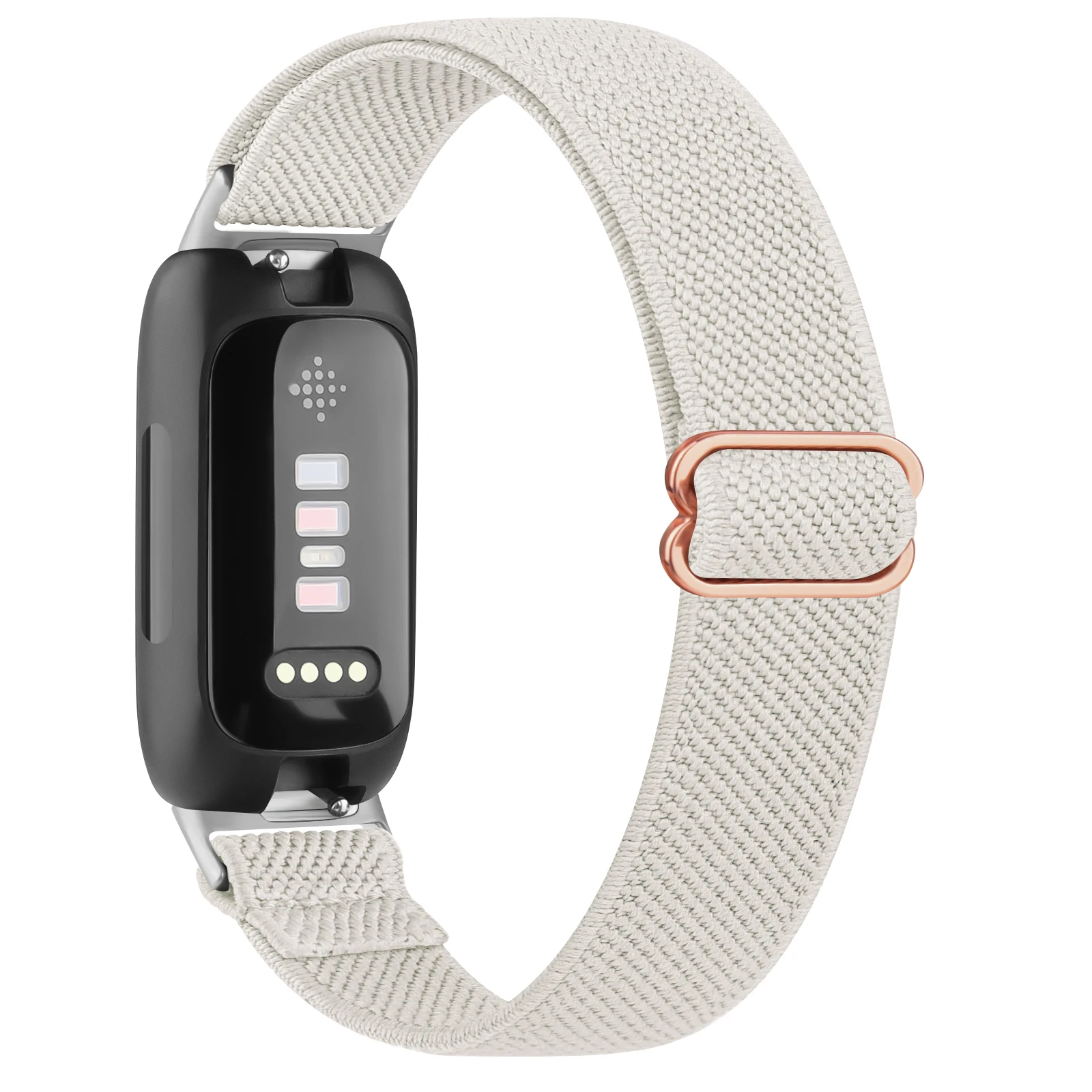 Adjustable Elastic Nylon Strap Bracelet Replacement for Fitbit Inspire and Ace Series