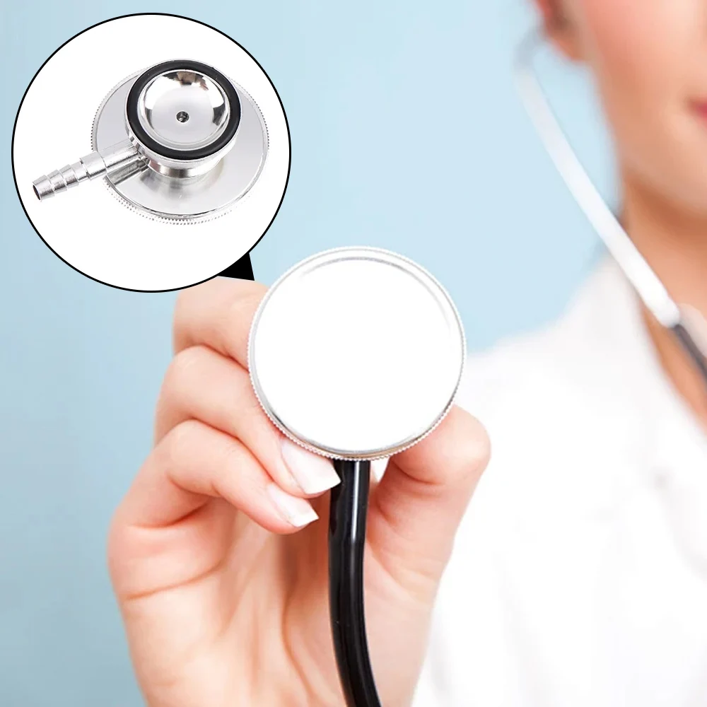 1pcs Metal Stethoscope Head Auscultation Head Medical Cardiology Stethoscope Accessories Pendant