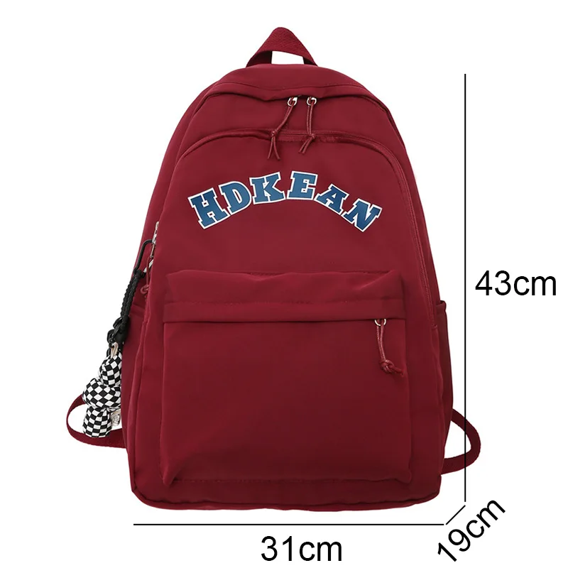 Girl Boy Laptop Backpack Trendy Waterproof Female Men Travel Book Bag Male Women Nylon College Backpack Fashion Lady School Bags