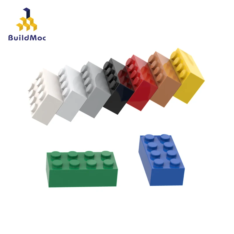 BuildMOC-10PCS-Compatible-Assembles-Particles-3001-2x4-For-Building ...